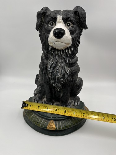 Cast Iron large Dog Door Stopper, 12 3/8" tall - Picture 10 of 10