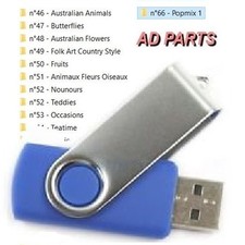 EMBROIDERY DESIGNS BROTHER CARDS 1- 66 + 1000 christmas USB DRIVE PES UK POST