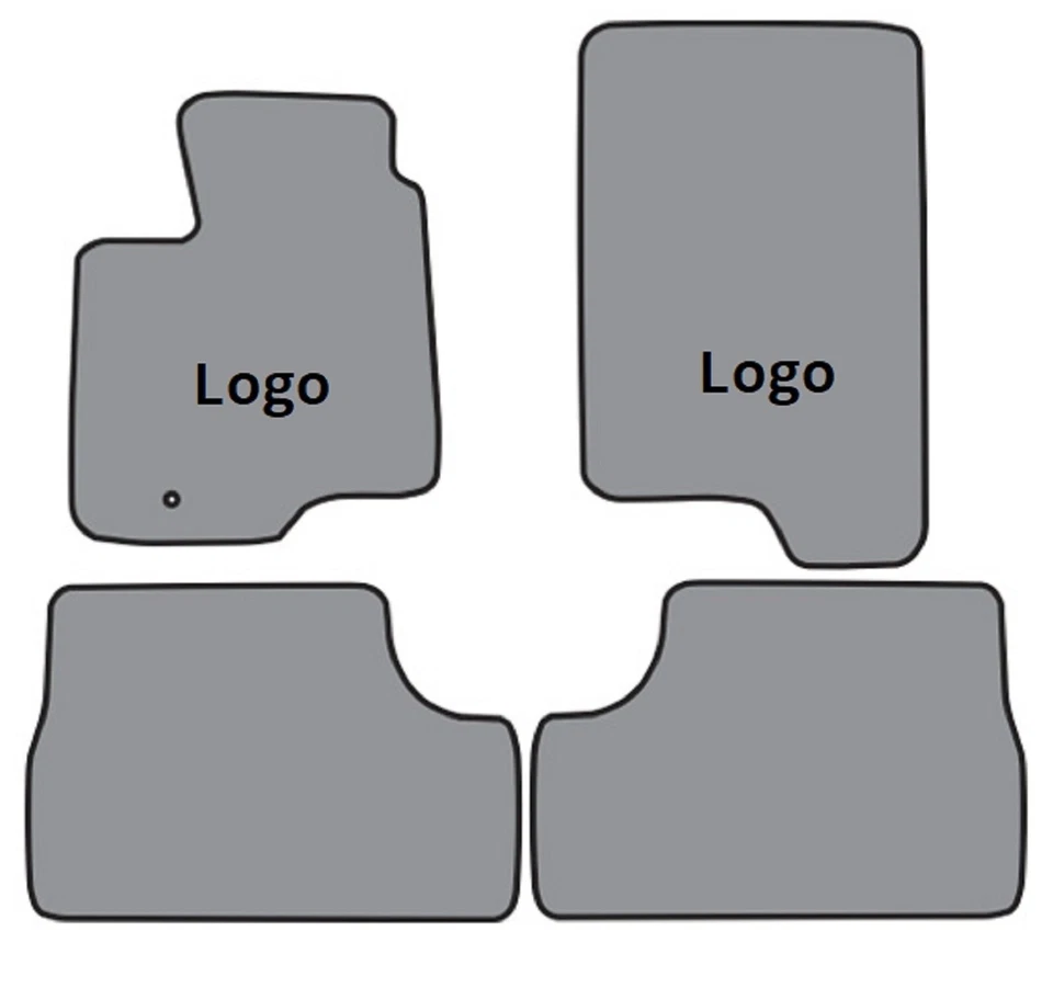 Alfombrillas Cutpile ACC 1997-2002 Ford Expedition con logotipo ovalado 4 piezas Foto 4 de 4