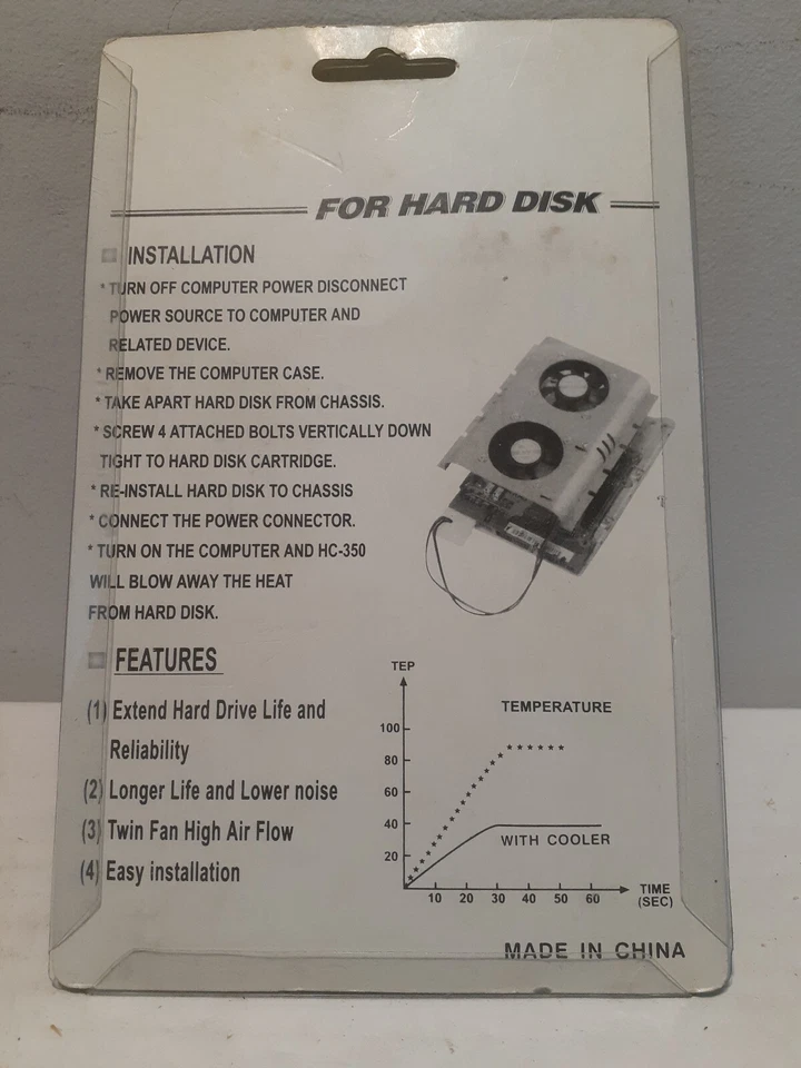 Disco duro DORADO doble motor ventilador de refrigeración radiador escritorio PC IDE Foto 2 de 2
