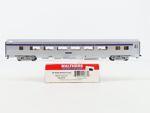 HO Walthers 932-6310 ACL Atlantic Coast Line 85' Budd 46-Seat Coach Passenger