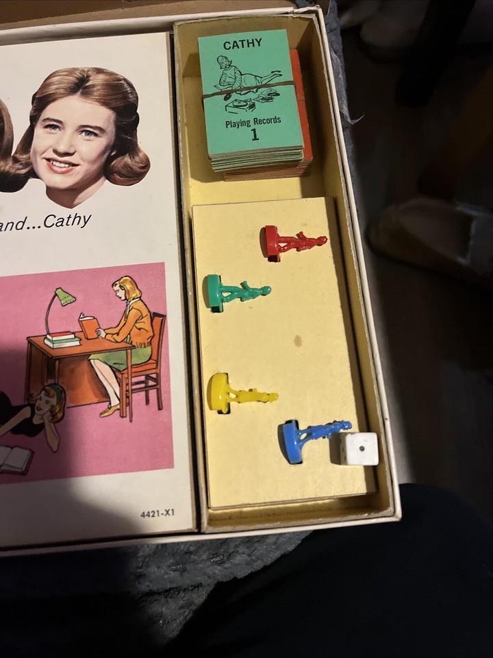 Vintage 1963 Patty Duke Board Game 4421 Milton Bradley Appears