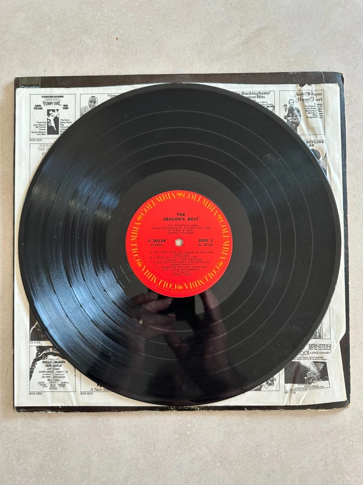 Лучший сезон - VG + 1970 Columbia виниловая пластинка альбом - Энди Уильямс - Рождество - Изображение 3 из 4