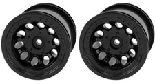RPM 82062 -Revolver 10 Hole Traxxas Electric Front/Nitro Rear Wheels (2) (Black)