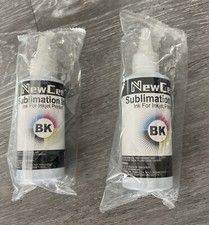 Lot 2pc-NewCee 400ml Black Sublimation Ink Refill C88 C88+ WF7710 WF7720 #S-55