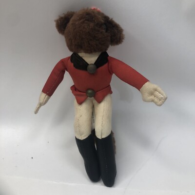 Fox Hunt Huntsman Stuffed Doll Shelf Sitter Small By AA Importing 7.5 in