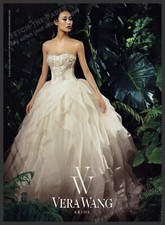 Vera Wang Bridal Dress 2000s Print Advertisement Ad 2013 Beautiful Bride