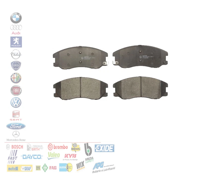 KIT PASTICCHE FRENI ANTERIORI ORIGINALI FORD FIESTA FIESTA VI 1.6 TDCi