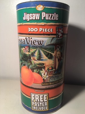 Jigsaw Puzzle Serendipity 300 Piece 18x24 Oranges Jumbo Grip