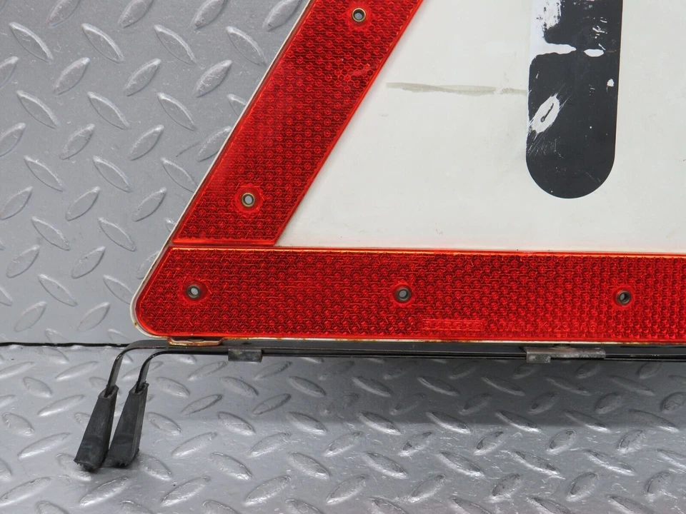 ⚙38896⚙ Triángulo de advertencia Mercedes-Benz W201 190E Foto 3 de 4