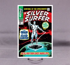 SILVER SURFER #1 METAL COMIC BOOK COVER SIGN/PRINT 8"x12" C25