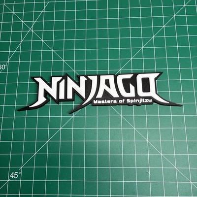 3D Printed Lego Ninjago Logo Sign Fan Art