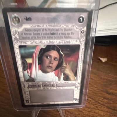 Decipher Star Wars CCG Base Set Leia Non-Sport Trading Card #1