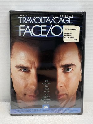 New Face Off DVD 1997 Action Adventure Nicholas Cage/John Travolta/Joan Allen