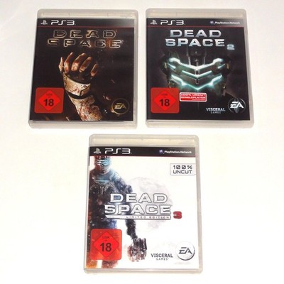 PS3 Playstation 3 Spiele Sammlung Dead Space 1+2+3 Trilogy Uncut USK18 komplett