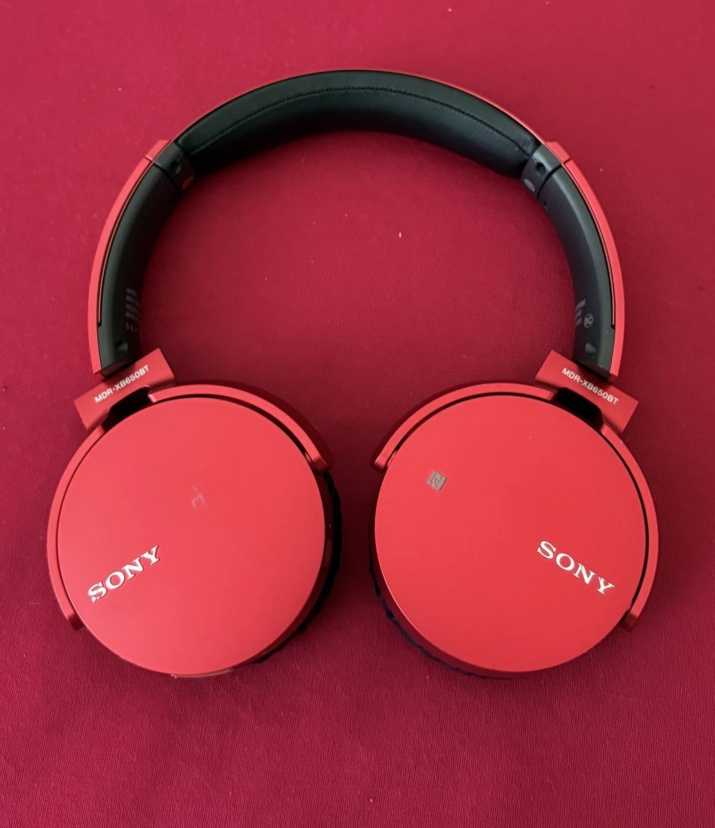 Preços baixos em Fones de ouvido Sony MDR-XB650BT Vermelho | eBay