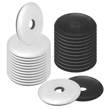 60-Pack Bonded Sealing Rubber Washers, 1/4" x 1-3/16" OD Neoprene Washer Gasket