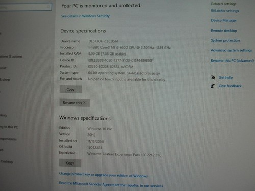 Dell OptiPlex 3040 SFF Core i5-6500 3.20GHz 8GB 120GB SSD W10 Desktop PC (T3632) - Bild 2 von 7