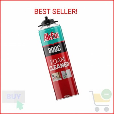 Akfix 800C Insulation Spray Foam Gun Cleaner - Great Sealant Remover, Dissolves
