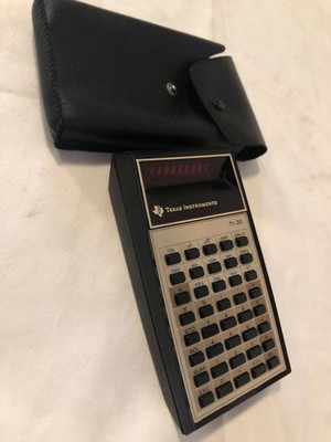 Texas Instruments TI-30 Taschenrechner Klassiker mit Tasche 70er 80er (13)