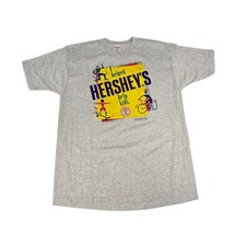 Vtg 1994 Hershey's Chocolate Charity Promo Single Stitch Shirt XL Made in USA
