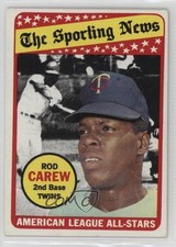 1969 Topps The Sporting News All Star Selection Rod Carew Lou Brock HOF 0y9k