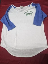Women's Junk Food Brand Seattle Seahawks Ragland Tee size Xl Emerald City...