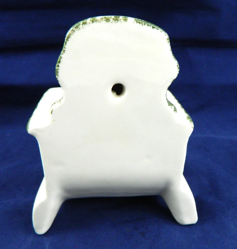 ESTUFA DE CERÁMICA SOPORTE PARA FÓSFOROS/PALILLOS DE DIENTES, INDEPENDIENTE/COLGADOR DE PARED APROX. 6" Foto 2 de 4