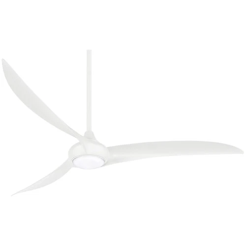 Minka Aire Light Wave 65 65" Ceiling Fan - White 3-Blade Remote Control - Picture 2 of 2