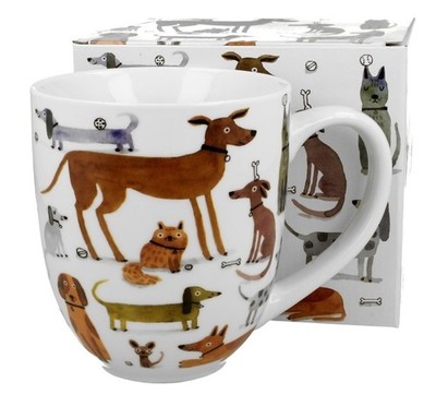 Großer Porzellan-Geschenkbecher Kubas XXL World of Dogs Various 1000ml