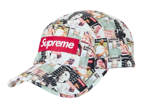 ? Chapeau casquette de camp Supreme Magazine multicolore NEUF LIVRAISON GRATUITE