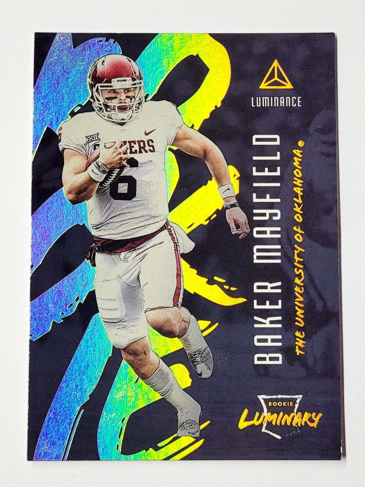 2018 Panini Luminance Baker Mayfield RC Luminary Insert Rookie #2 Buccaneers