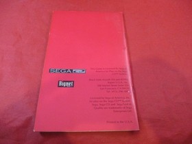 Blackhole Assault Sega CD Instruction Manual Booklet ONLY