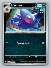 Haunter 055/094 Uncommon Phantasmal Flames Pokemon Reverse Holo Near Mint