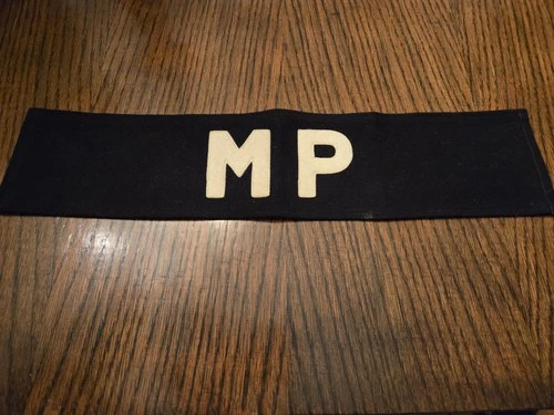 WW 2 US Army MP Military Police Armband Nice