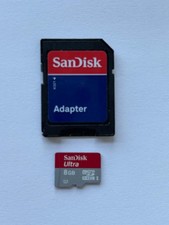 SanDisk Ultra 8 GB MicroSDHC I with Adapter