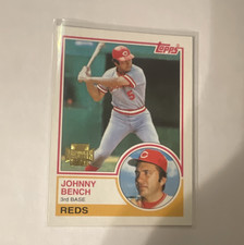 Topps Johnny Bench 1983 Base Set #60 Cincinnati Reds Baseball Card