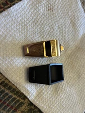 VINTAGE POLICE WHISTLE Reads Youngstown Ohio police With Rubber Cover