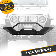 Smittybilt Xrc 76800 Front Bumper Wwinch Plate For 97-06 Jeep Wrangler Tj Lj