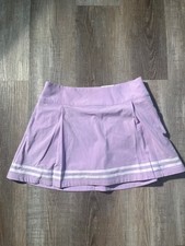 CALIA 15" Truelight Golf Skort Purple Lavender Womens Zipper Pockets, Size 8