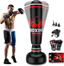 Freestanding Punching Bag for Adults, 70'' Boxing Bag with Stand Kicking Bag Hea