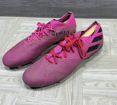 Adidas Nemeziz 19.1 FG Men's Soccer Cleats Pink Black Boots F34407 Shoes Sz 13 