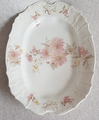 Haas & Czjzek, (27,5 cm) Jugendstil v. Feinsten Servierplatte, um 1895, gemarkt