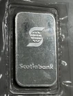 Scotiabank 1oz. 999 Fine Silver Bar In Sealed Mint Plastic