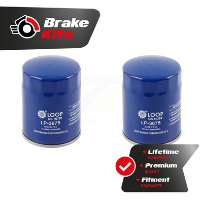 Engine Oil Filter (2 Pack) For 1999-2005 Chevrolet Silverado 1500 5.3L 6.0L 4.8L