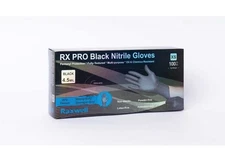 Raxwell Industries LLC RXI20225-B - Rx Pro Disposable 4.5 Mil Black Nitrile