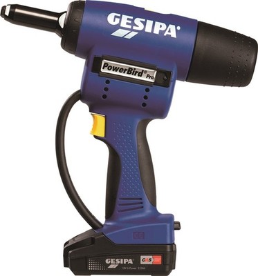 Gesipa Akku-Blindnietsetzgerät PowerBird  Pro Gold Edition 9-teilig 20000 N Schi