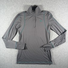 Ariat Tek Pullover Womens Small Gray 1/4 Zip Cold Series Lightweight Stretch