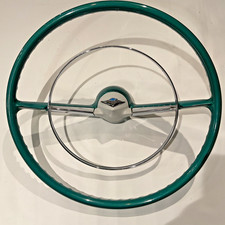 1955 1956 Chevy 210 150 Steering Wheel Horn Ring Button Original Vintage