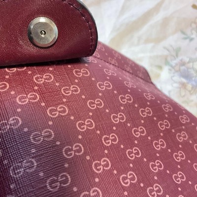 Gucci Vintage Clutch Red 67-039-5229 | eBay